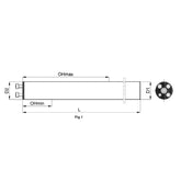 Round Shank Turning Carbide Vibration Damping Rod CY-SRDT-CR Series - Big-tools Industrial Supply Tools for Metal Cutting